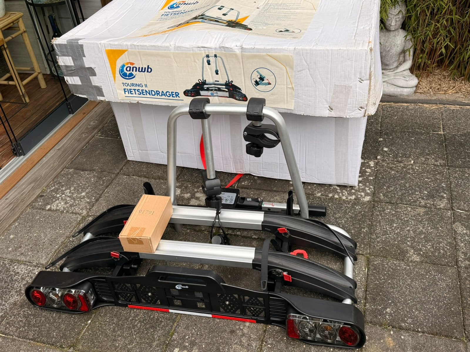 ANWB fietsendrager, Ophalen, Zo goed als nieuw, 2 fietsen, Trekhaakdrager