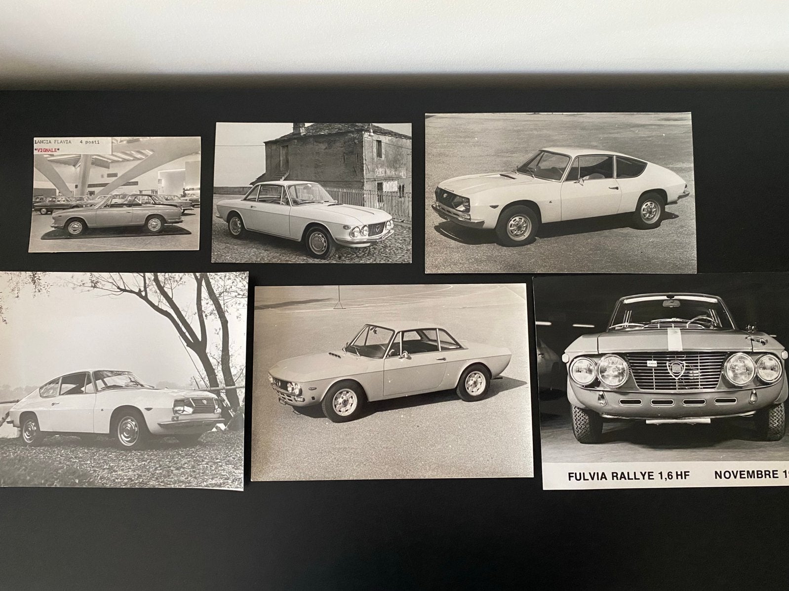 6 Originele Lancia Fabrieks Foto’s, Verzenden, Zo goed als nieuw, Overige merken