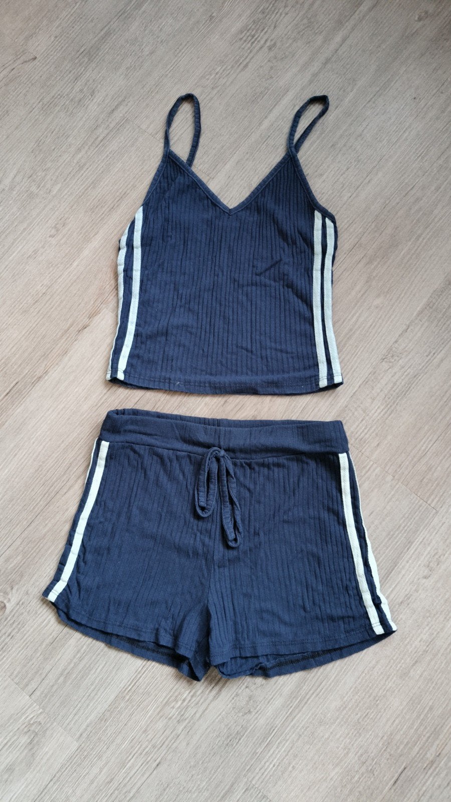 top met broekje, Kleding | Dames, Blauw, Ophalen of Verzenden, Gedragen, Maat 36 (S)