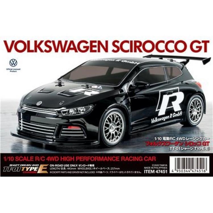 Tamiya 47451 VW Scirocco GT TT-01E, Hobby en Vrije tijd, Modelbouw | Radiografisch | Auto's, Grabengasse 9-11, 97950 Großrinderfeld