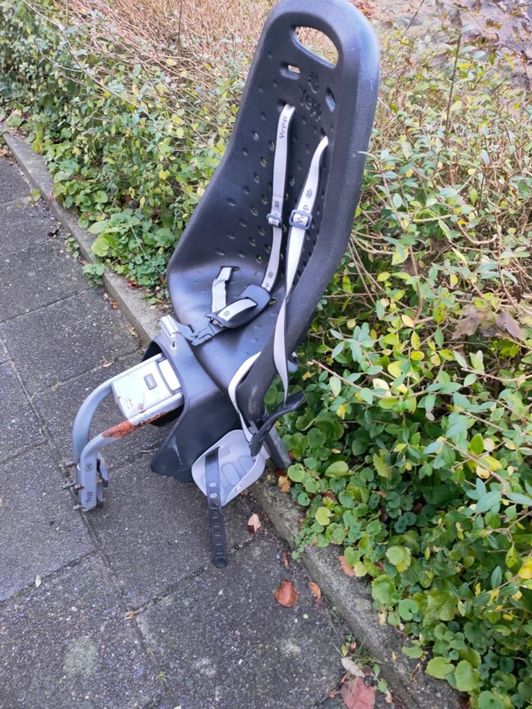 Fietszitje yepp, Fietsen en Brommers, Fietsaccessoires | Fietsstoeltjes, Ophalen, Gebruikt