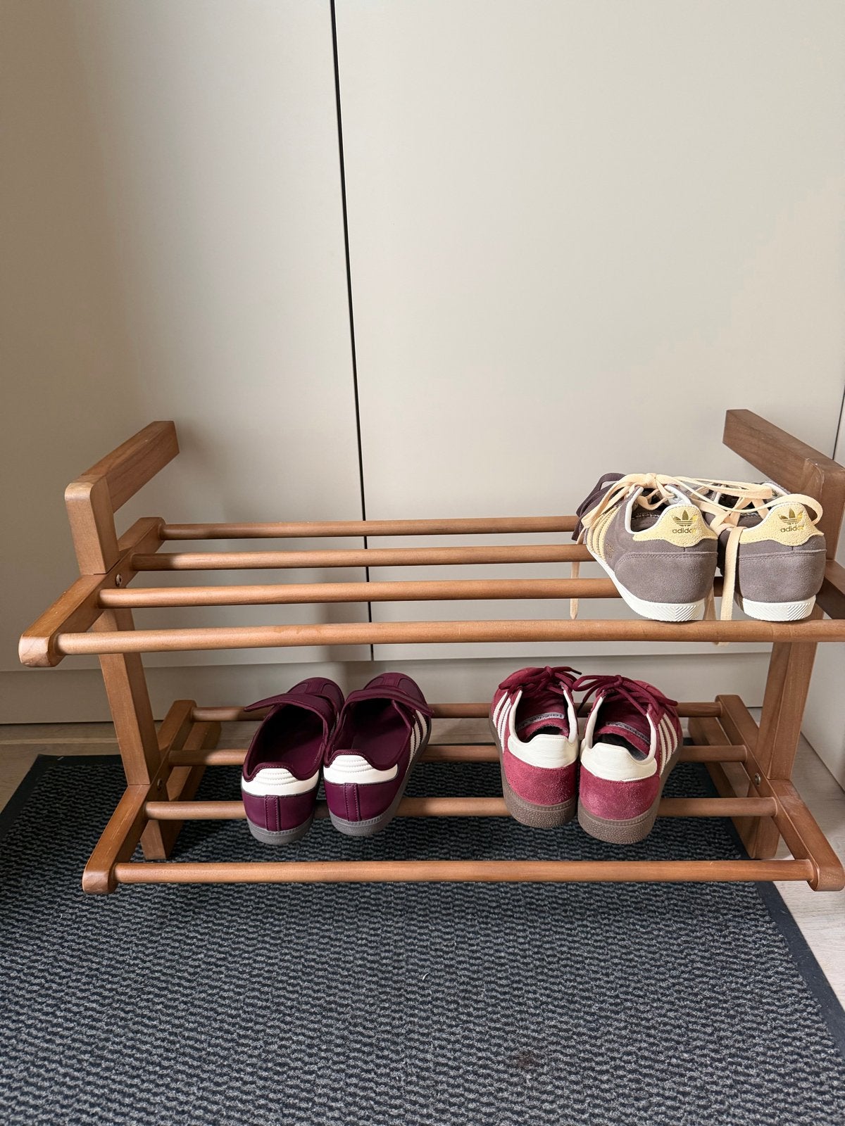 Houten schoenenrek Jotex 70 cm breed, Ophalen, Zo goed als nieuw
