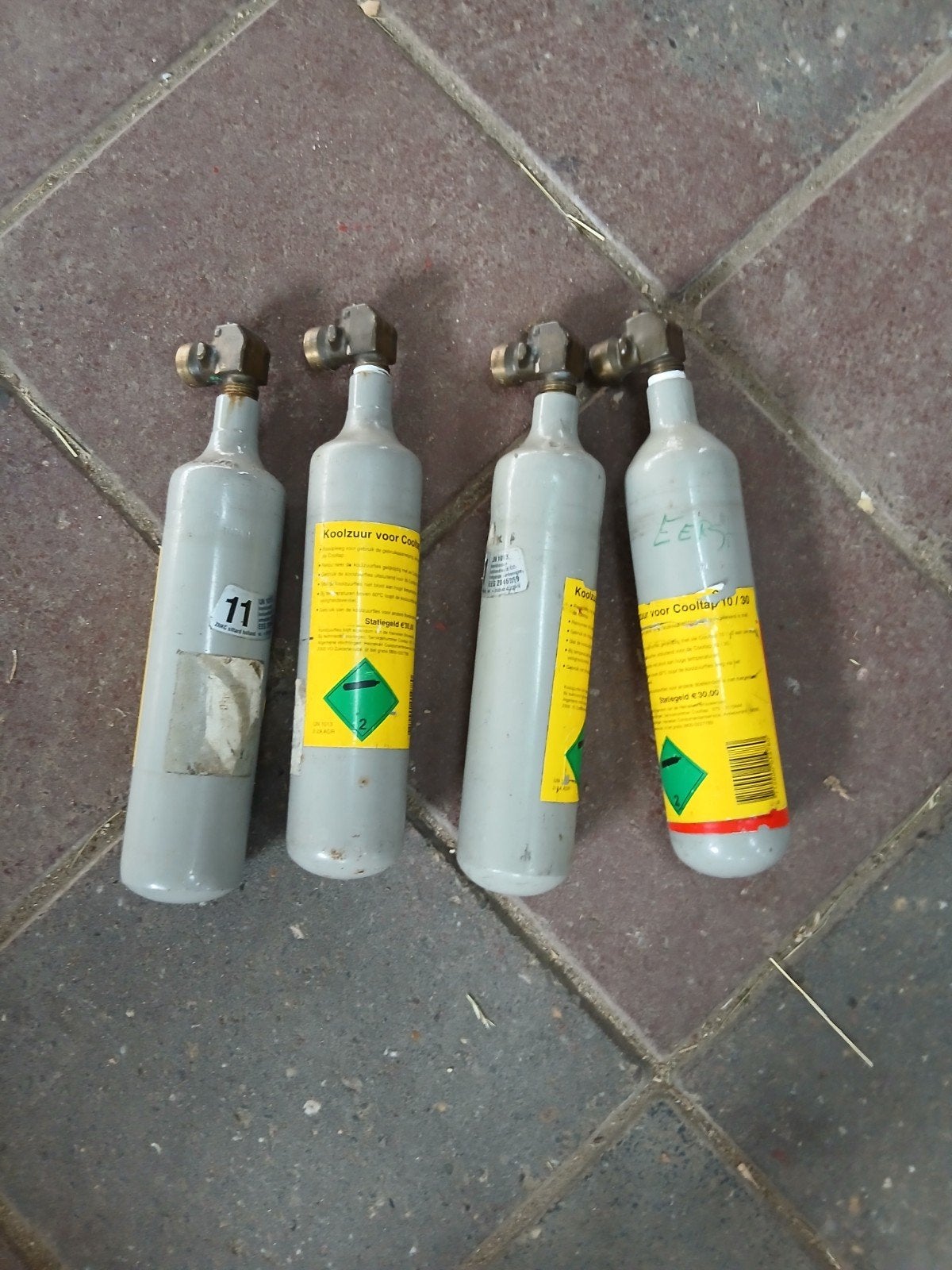 Heineken Cooltap CO2 flessen (leeg), Ophalen