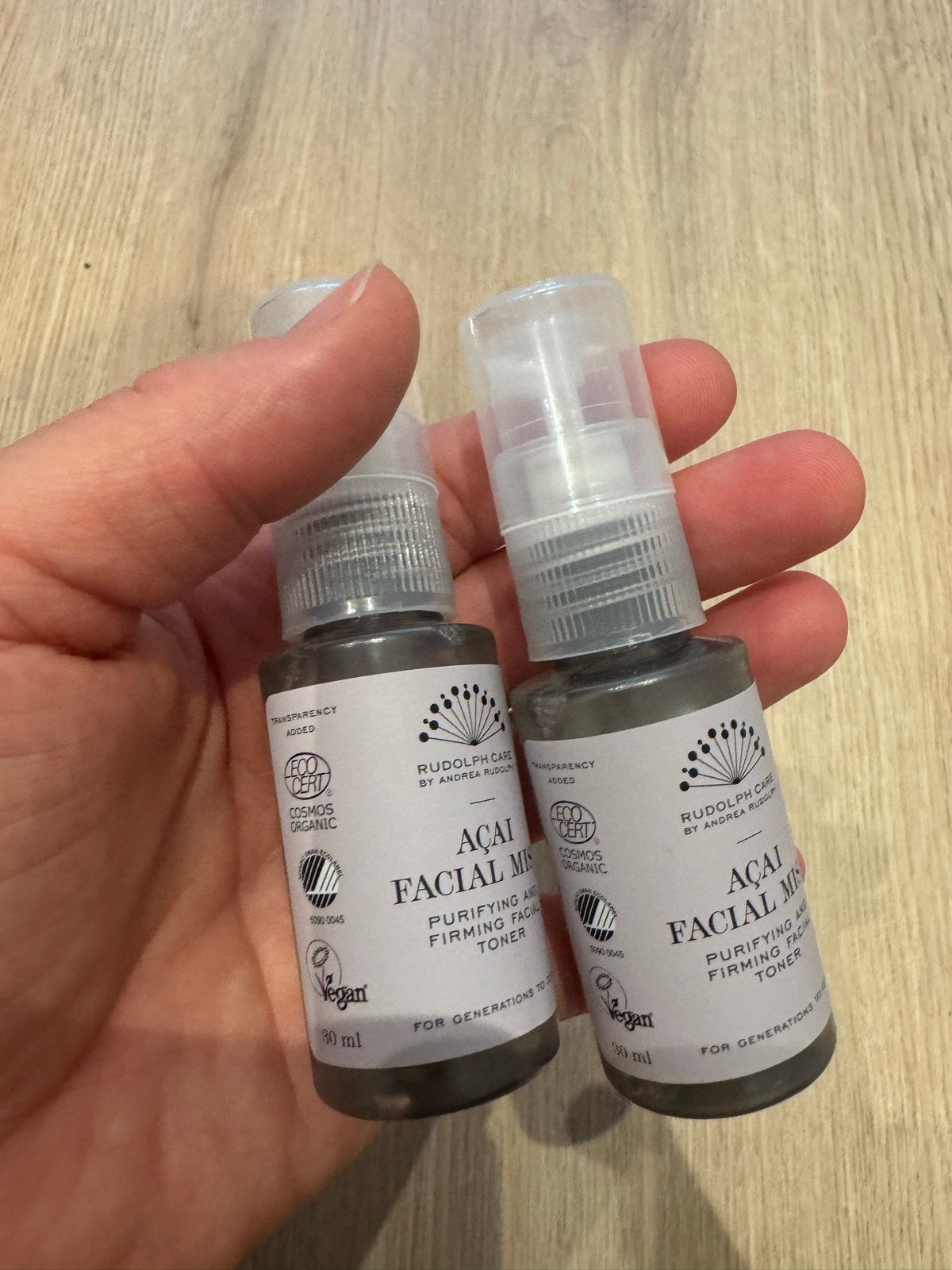 Rudolph Care Acai Facial Mist - 2x 30ml, Ophalen of Verzenden, Nieuw, Gehele gezicht, Verzorging