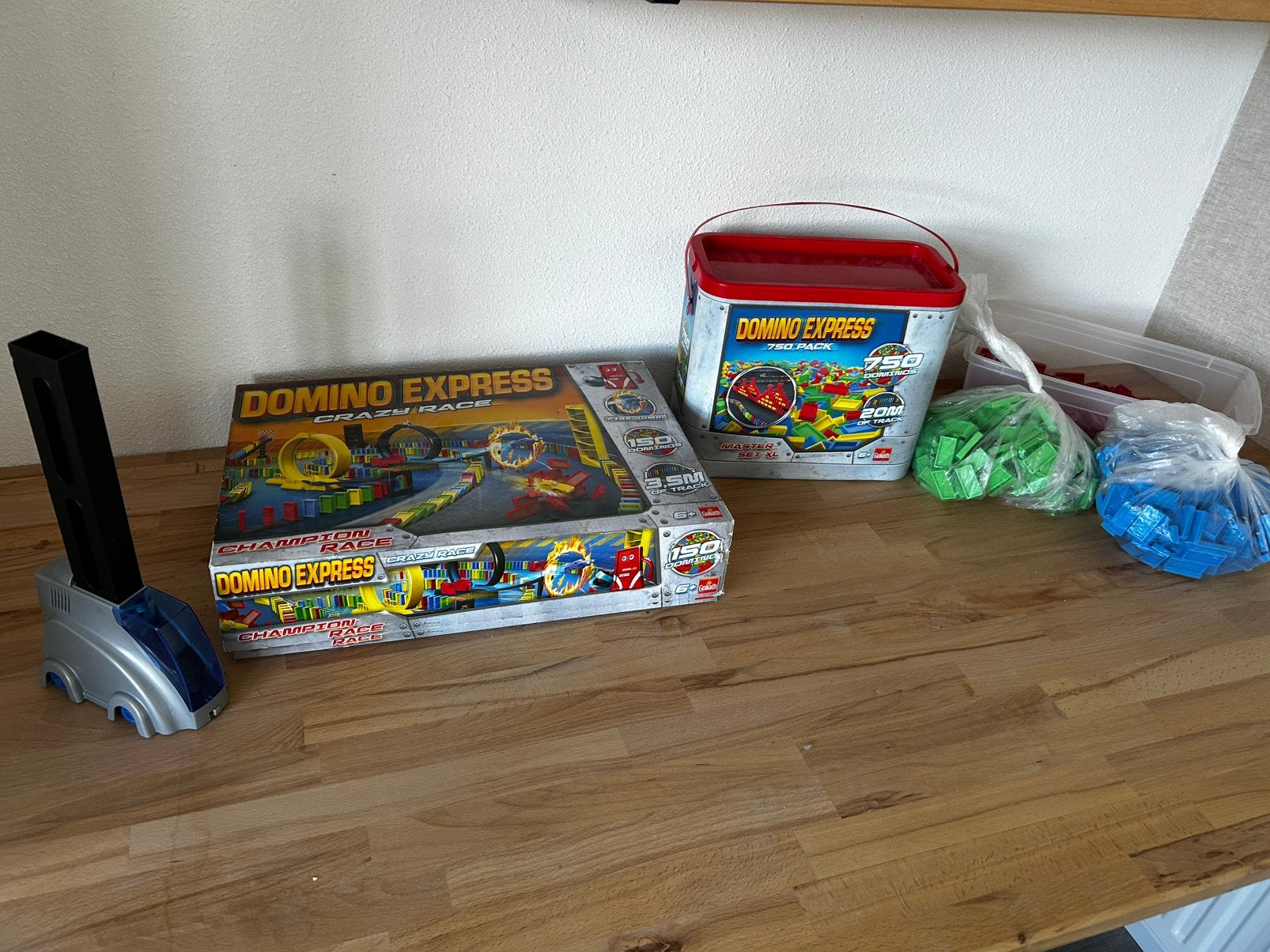 Domino express incl stenenzetter en extra stenen, Ophalen, Gebruikt, Overige merken