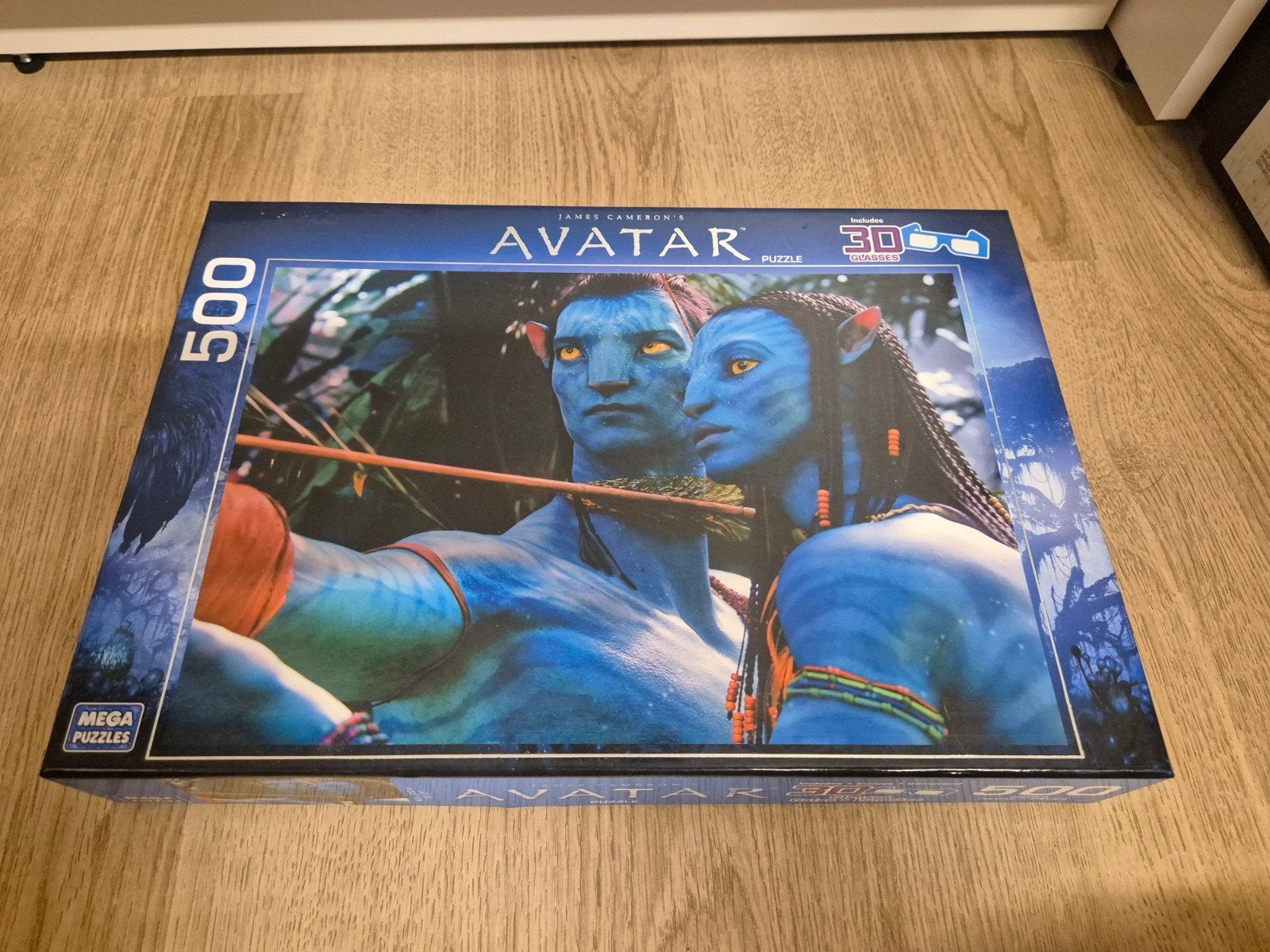 Avatar 3D puzzel 500 stukjes met 3D bril, Ophalen of Verzenden