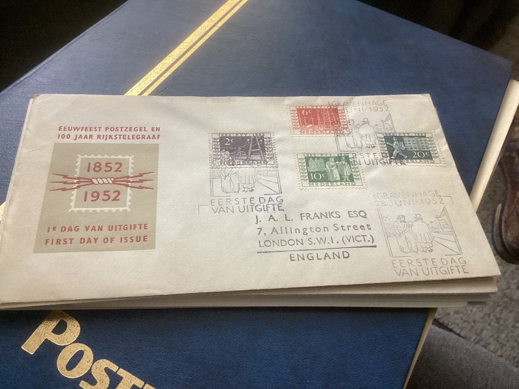 No3915 E10 gelopen England Nederland jaargangen fdc 1963, Ophalen of Verzenden, Onbeschreven, Nederland