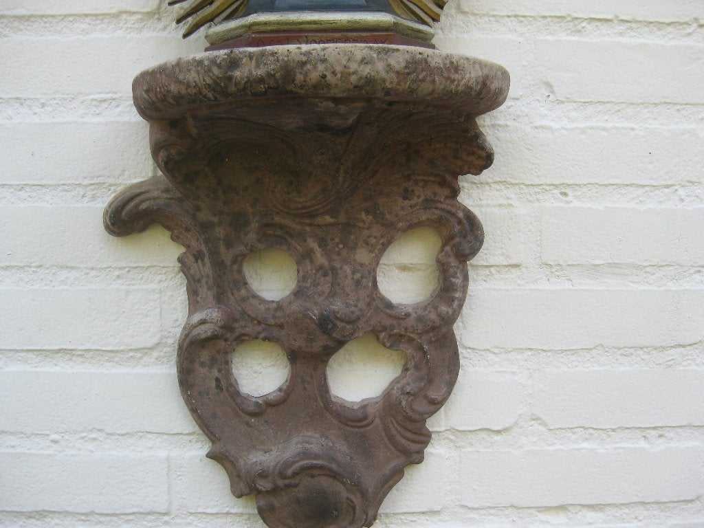 Antieke decoratieve muurconsole / plankdrager, Ophalen of Verzenden