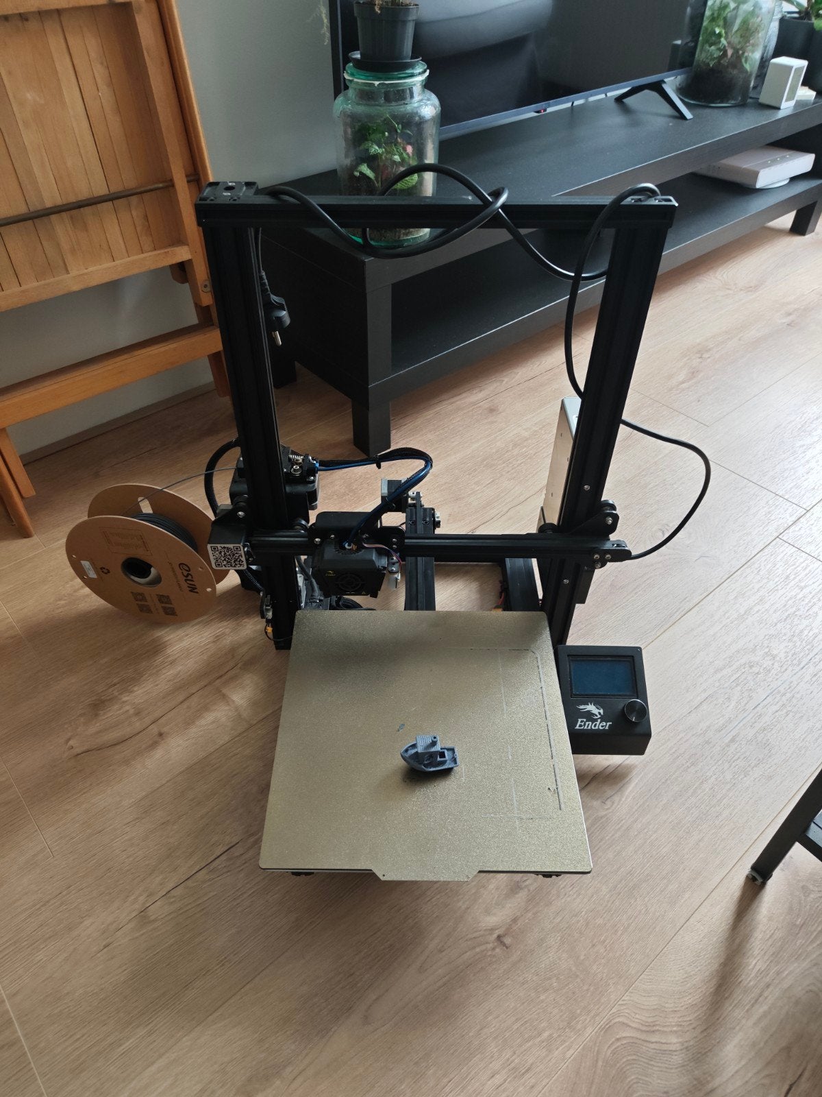 Ender 3 Max 3D-printer met upgrades en extra onderdelen, Ophalen, Gebruikt, Filament, Creality
