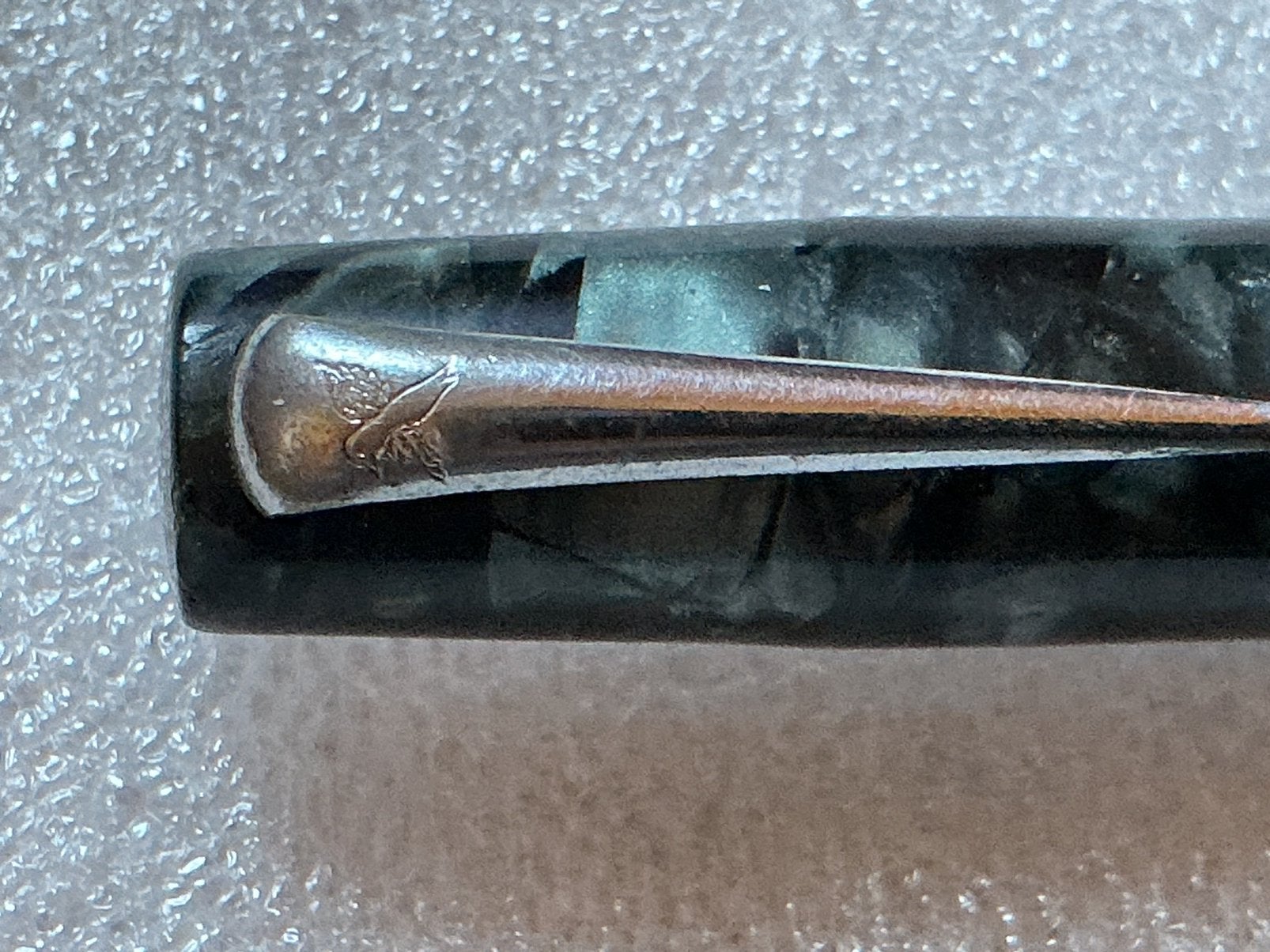 Antieke vulpen 1910-1930 BLACKBIRD MABIE TODD GOUDEN PUNT, Ophalen of Verzenden, Gebruikt, Vulpen, Overige merken
