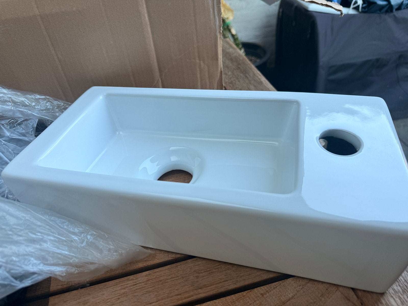 Fonteinset compleet - nieuw in de doos, Ophalen, Nieuw, Rvs, Wastafel