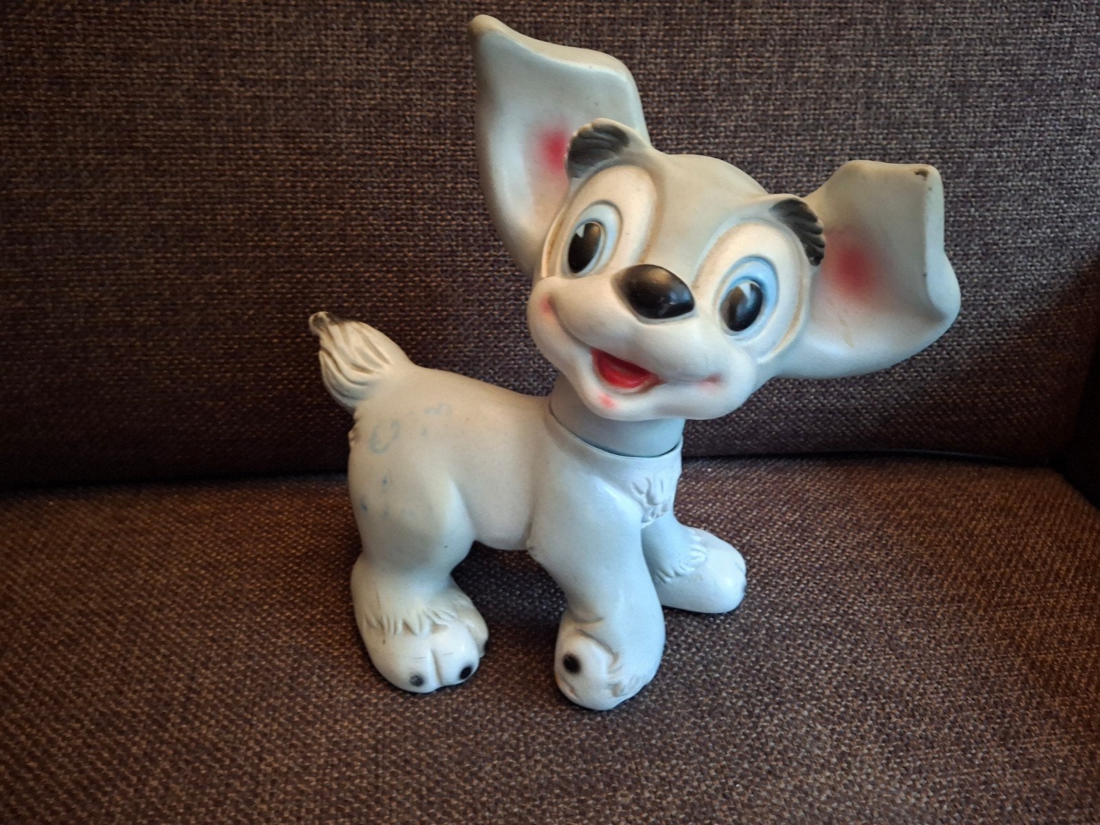 Disney piephondje plastic Rakker  vintage jaren 60, Ophalen of Verzenden, Gebruikt, Beeldje of Figuurtje