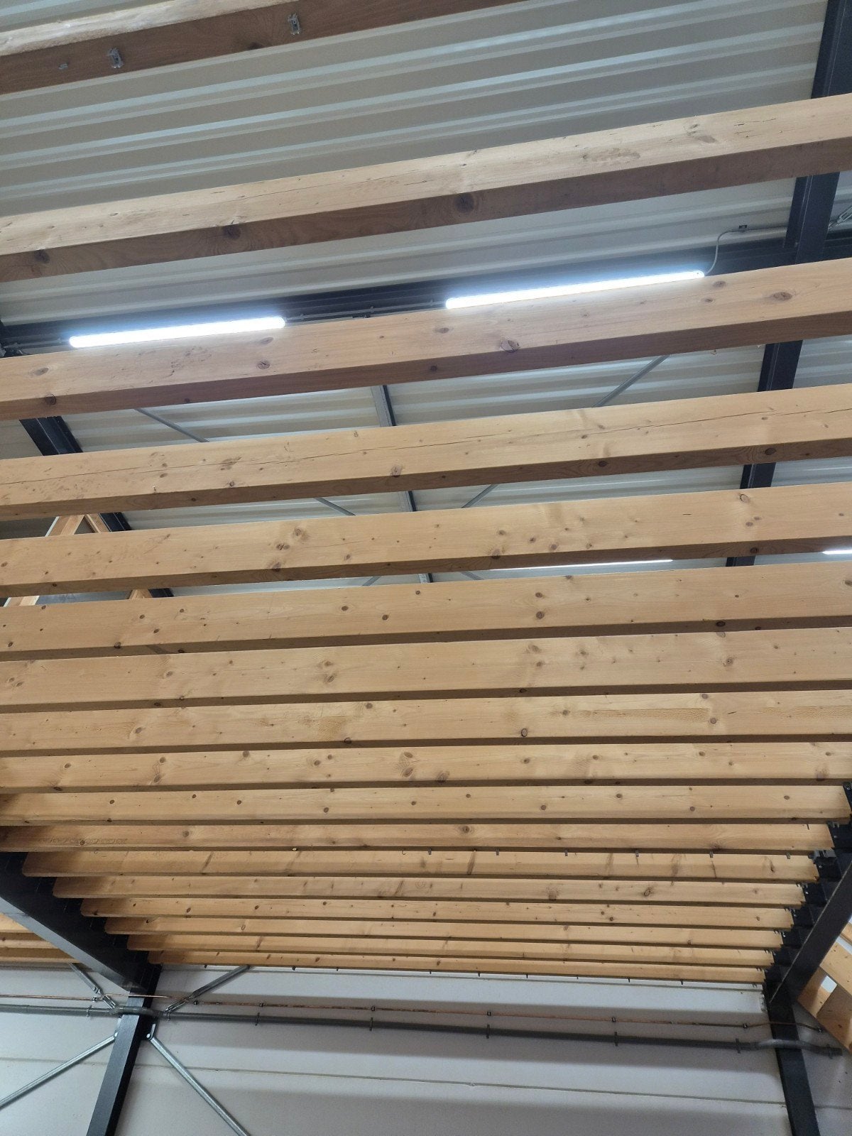 23 Houten balken 5,36m lang, 7x26cm - Ideaal voor vloer, Ophalen, Gebruikt, Balk, Vuren