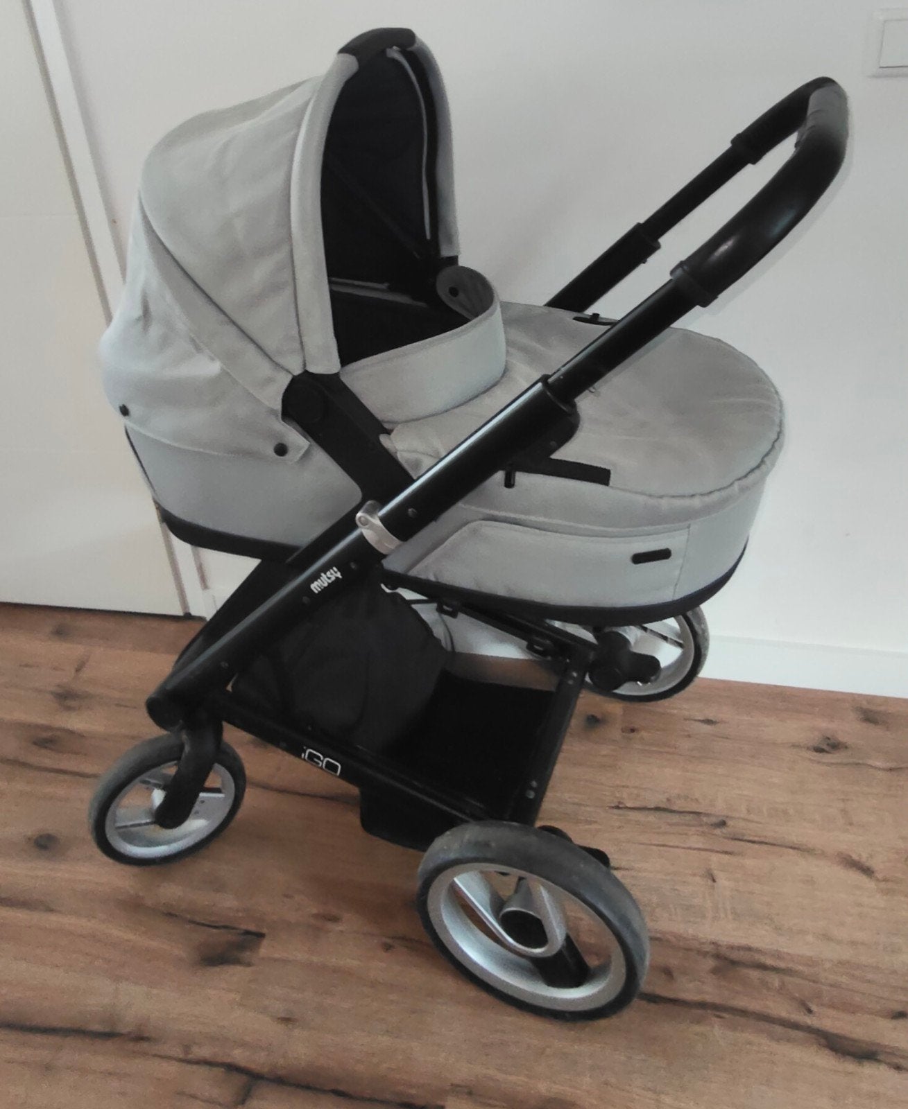 Mutsy Igo combiwagen met Maxi-Cosi en accessoires, Ophalen, Gebruikt, Combiwagen, Mutsy
