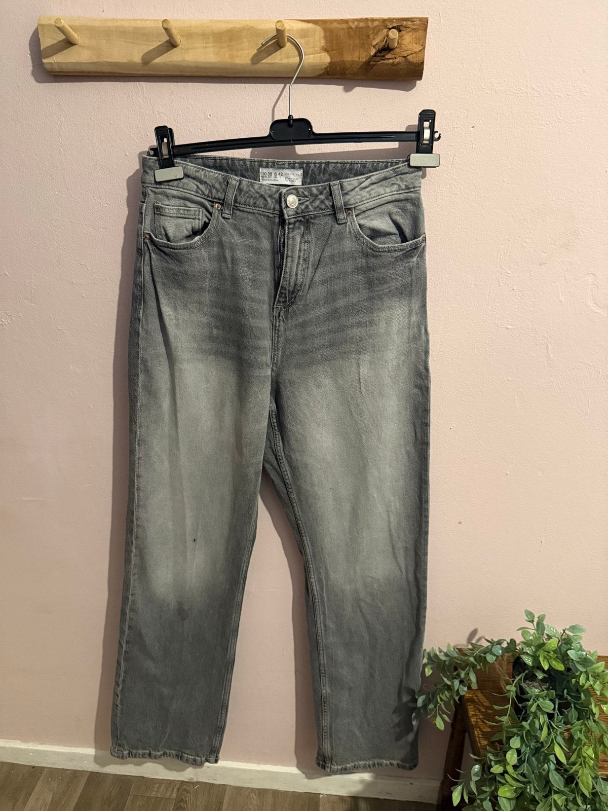 Grijze jeans van C&A, maat W30-W32 (confectie 38/40), Kleding | Dames, Ophalen of Verzenden, Gedragen, Grijs, W30 - W32 (confectie 38/40)