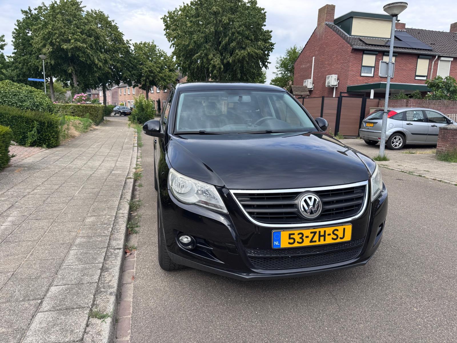 Volkswagen Tiguan 1.4 TSI 110KW 4MOTION 2008 Zwart, Auto's, 4 cilinders, 2000 kg, Zwart, Origineel Nederlands