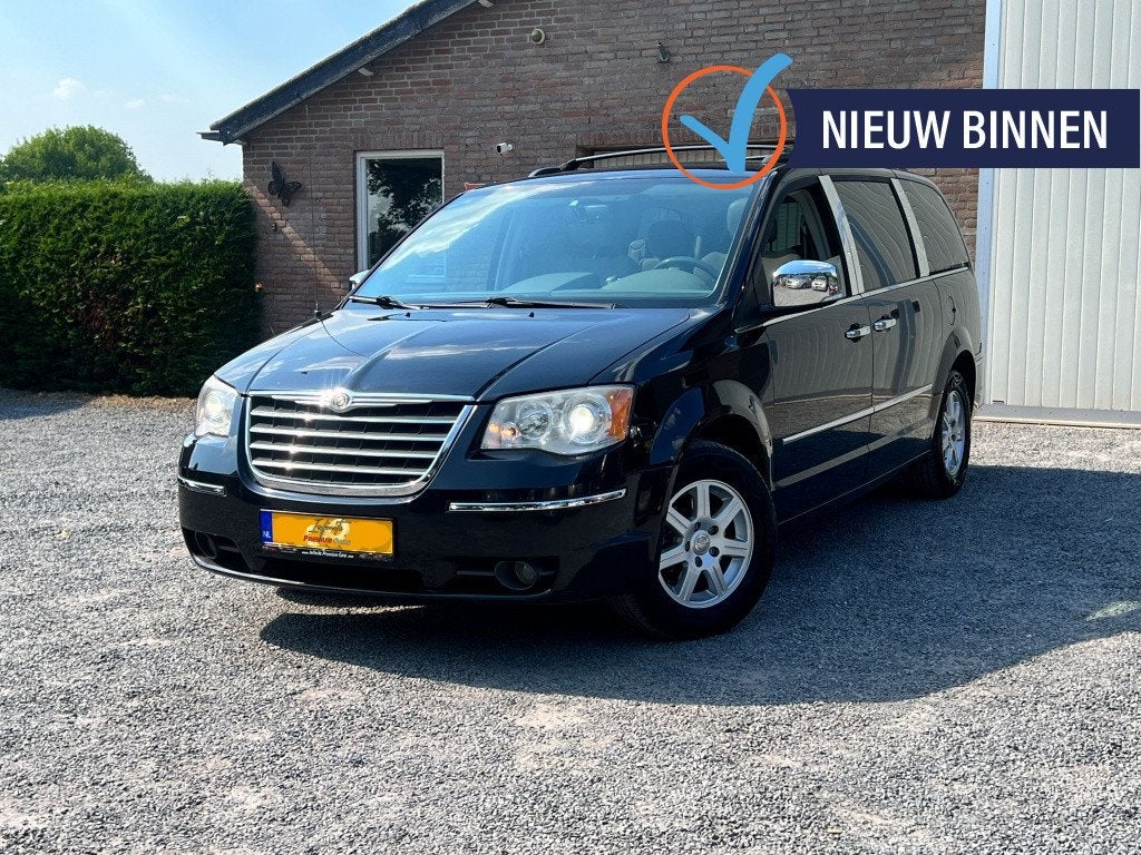 Chrysler Grand Voyager 4.0 V6 LIMITED SWIVEL&GO+TAFEL YOUNGT, Auto's, Chrysler, Automaat, Grand Voyager, 7 stoelen, Zwart