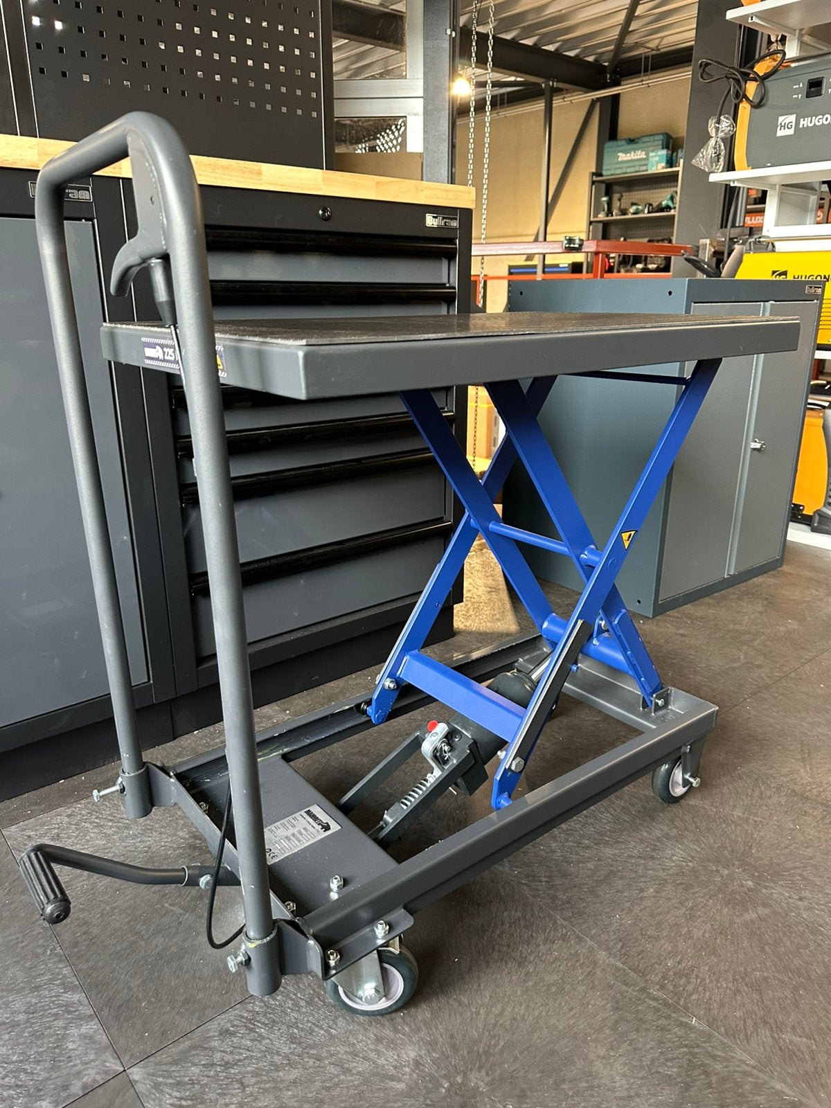 Mammuth verrijdbare heftafel 225kg / Nieuw, Ophalen of Verzenden, Nieuw