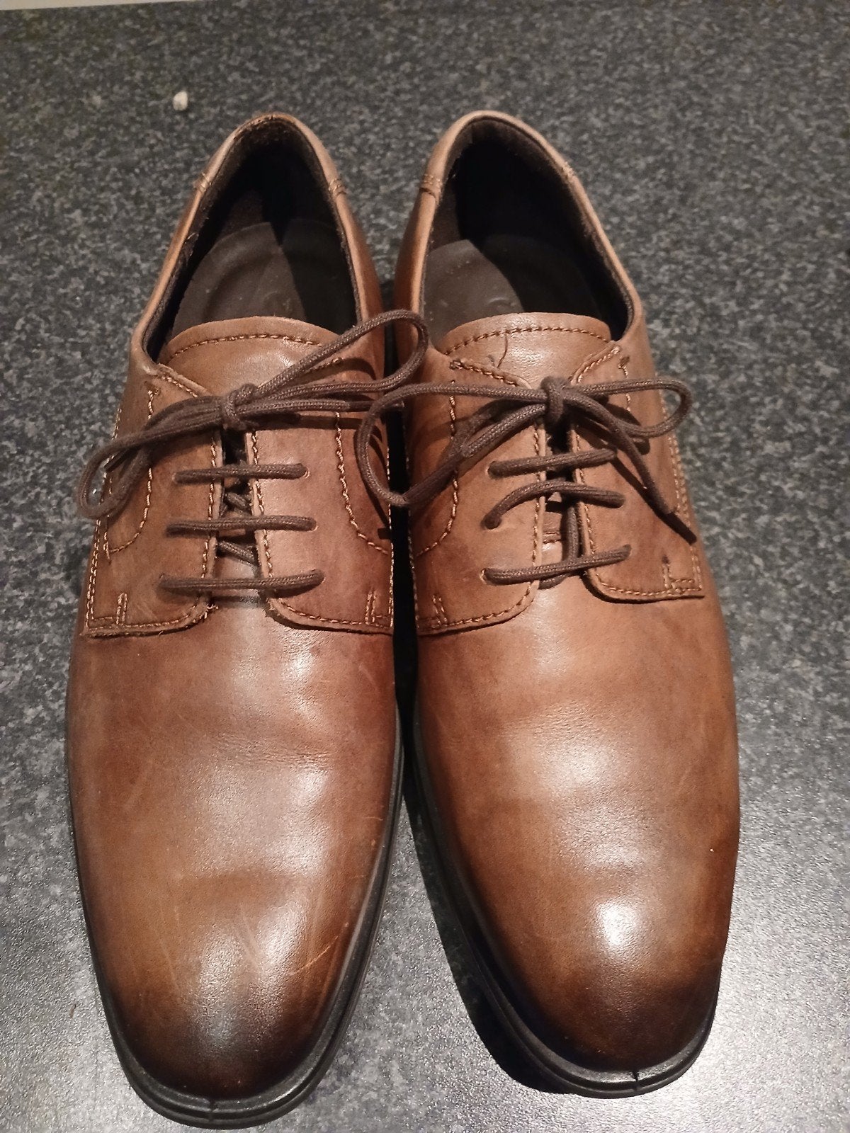 ecco herenschoenen nette schoenen bruin 43 melbourne, Ecco, Bruin, Ophalen of Verzenden, Zo goed als nieuw