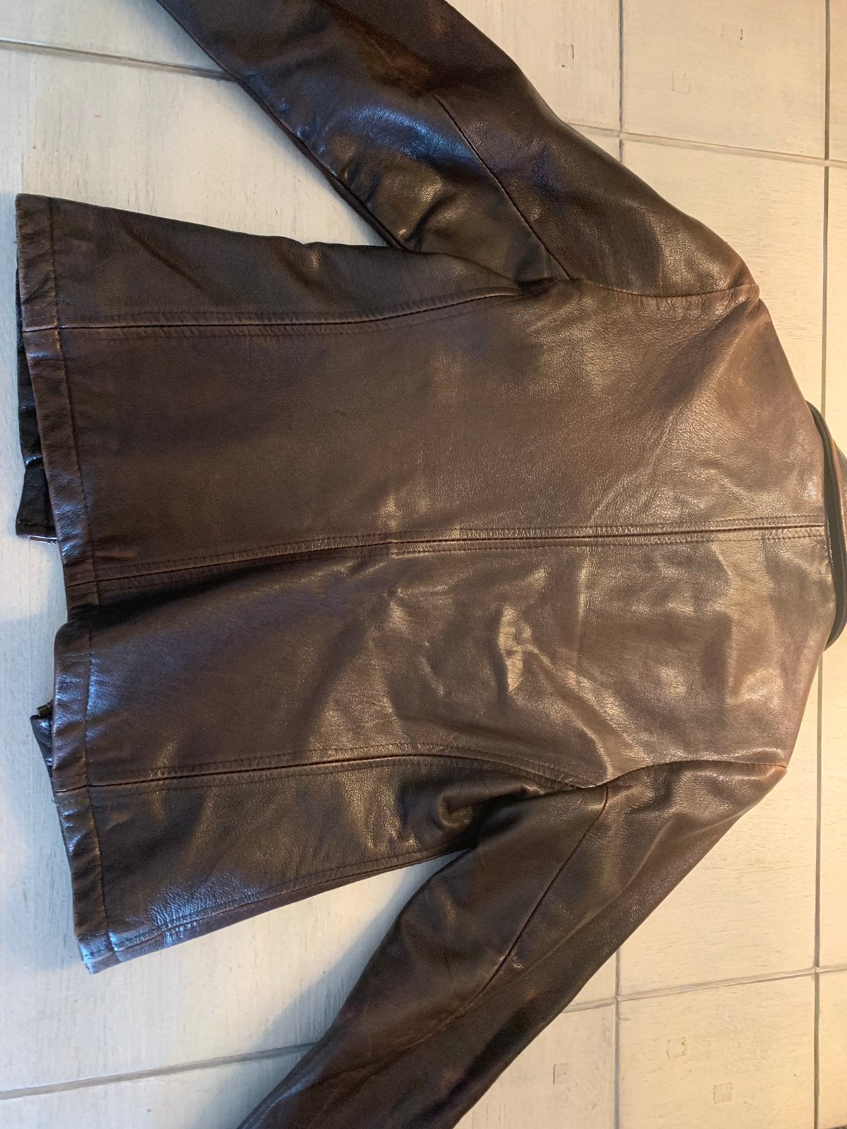 Pall mall echt lederen dames  piloten jas  M, Ophalen of Verzenden, Gedragen, Maat 48/50 (M), Bruin