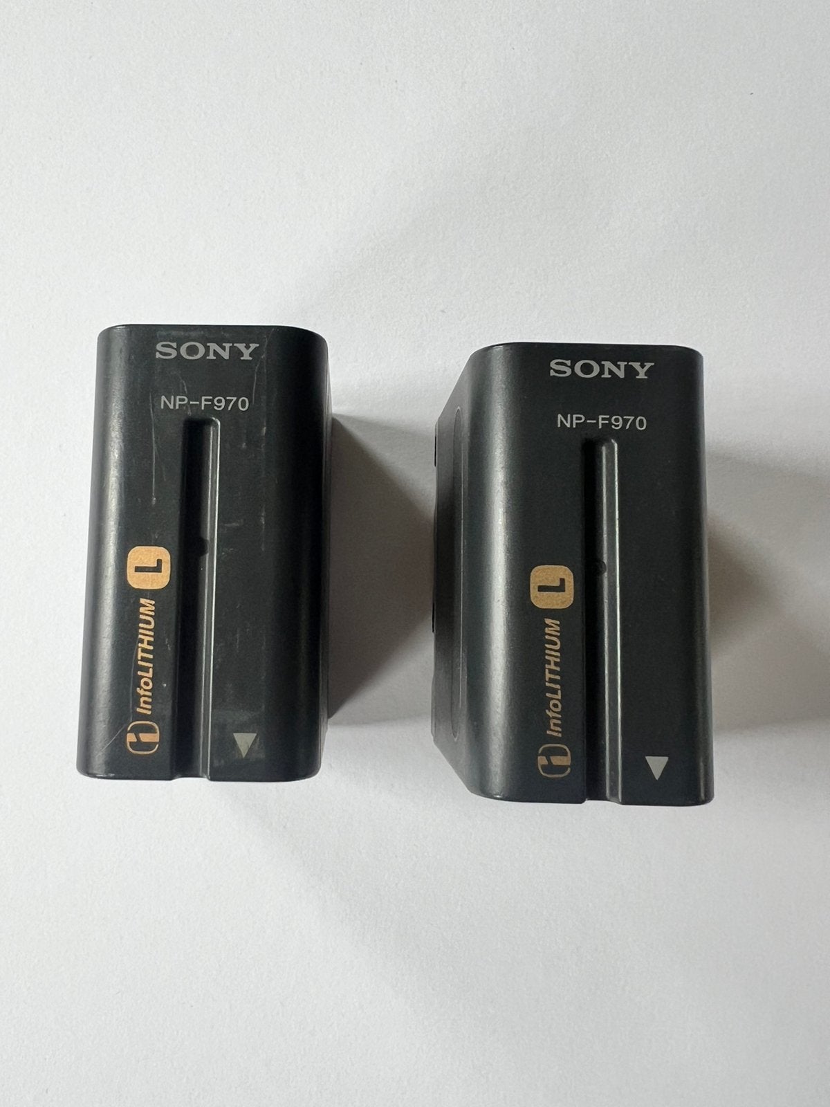 Set van 2 Originele Sony NP-F970 Accu's (7.2V / 47.5Wh), Gebruikt, Sony, Accu, Ophalen