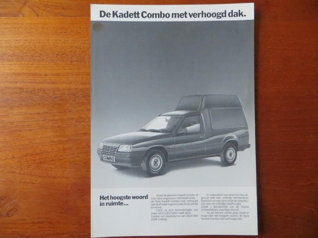 Opel Kadett Combo met verhoogd dak, Ophalen of Verzenden, Nieuw, Opel