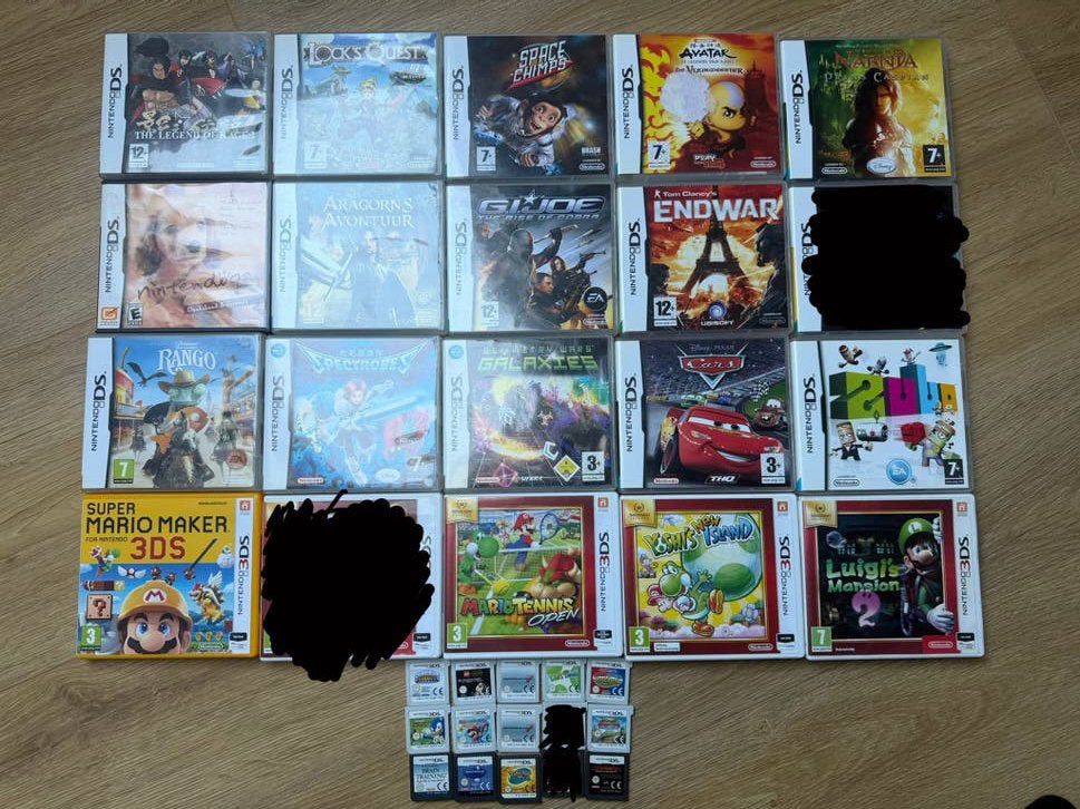 Grote collectie Nintendo DS/3DS spellen - Diverse genres, Spelcomputers en Games, Online, Gebruikt, Overige genres, 1 speler
