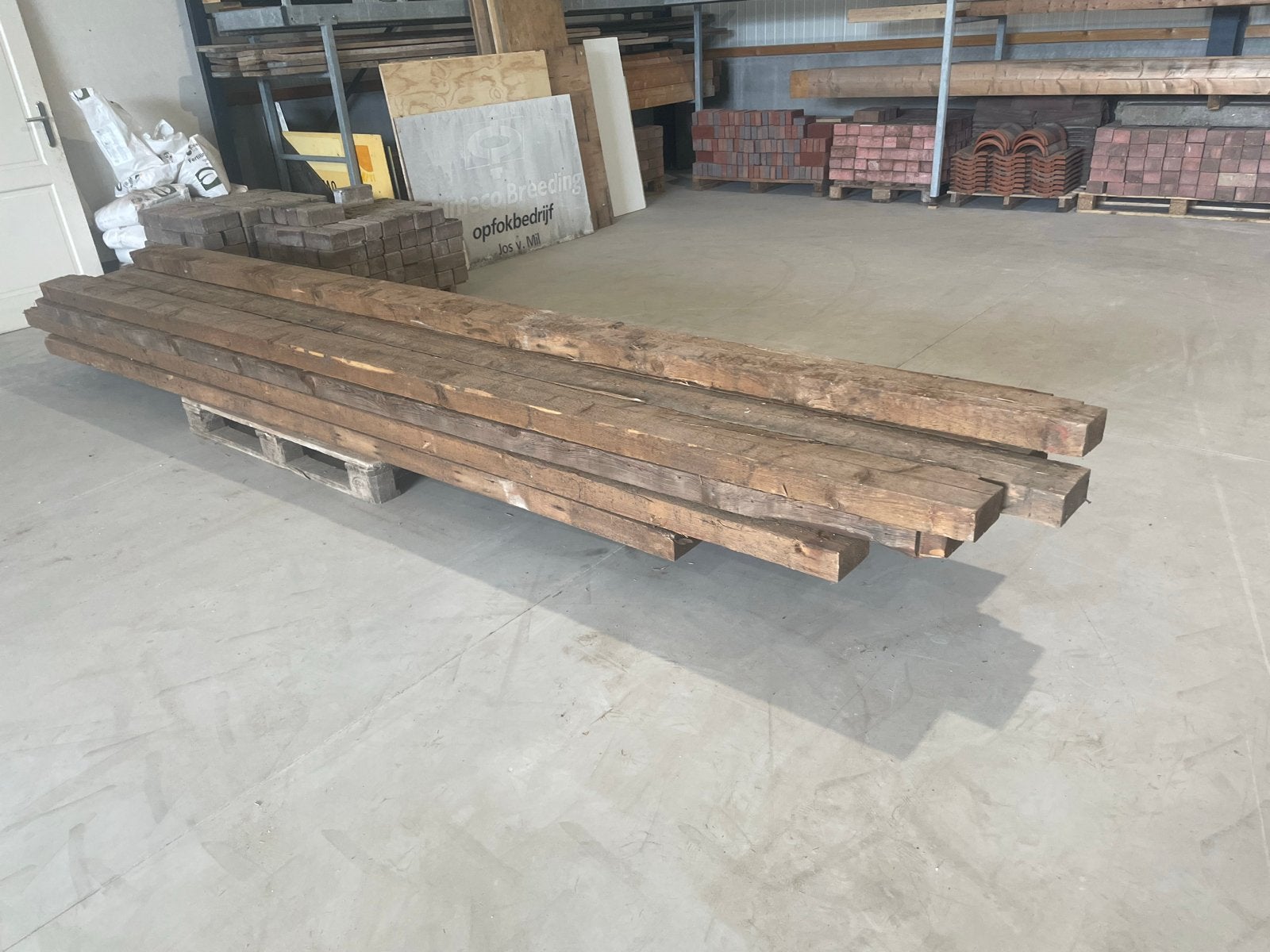 Robuuste Houten Balken - Diverse Lengtes en Maten, Ophalen, Gebruikt
