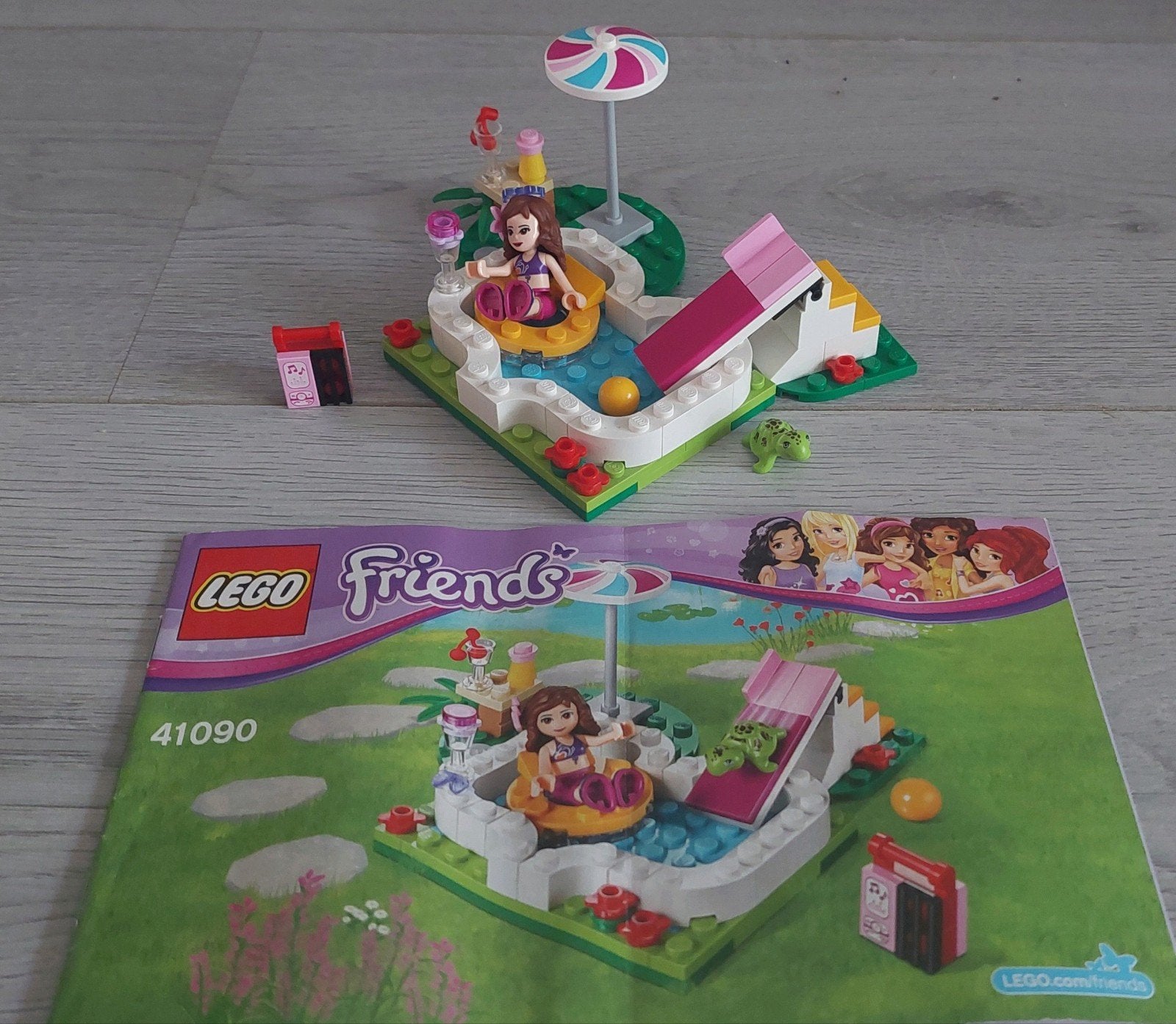 LEGO Friends 41090 Olivia's Zwembad, Compleet, Gebruikt, Lego, Friends