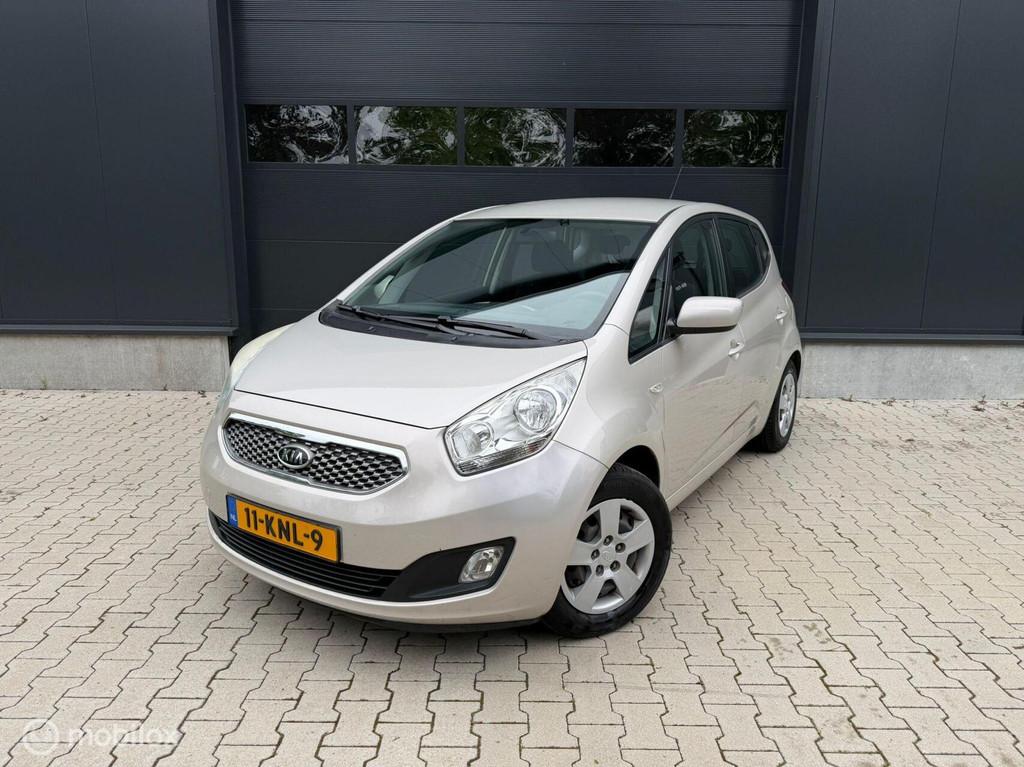 Kia Venga 1.4 CVVT X-tra Airco Dealer Ond 1e Eig Cruise Cont, Auto's, Voorwielaandrijving, Euro 5, Stof, Gebruikt