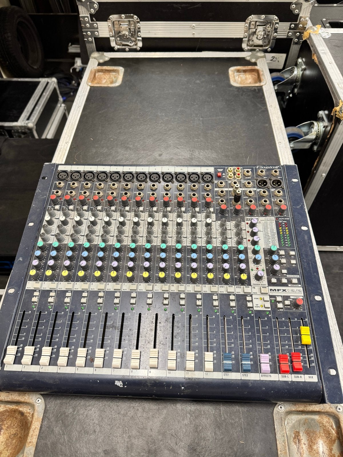 Soundcraft mfx12/2 Mengpaneel - Gebruikt, Ophalen of Verzenden, Gebruikt, 20 kanalen of meer, Microfooningang