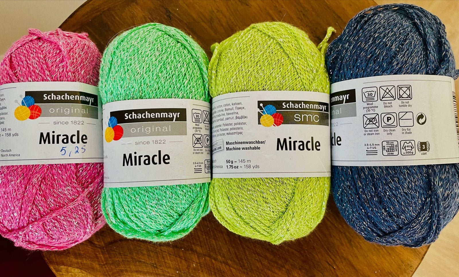 Schachenmayr SMC Miracle Wol - 4 bollen (nieuw), Ophalen of Verzenden, Nieuw, Breien of Haken, Wol of Garen