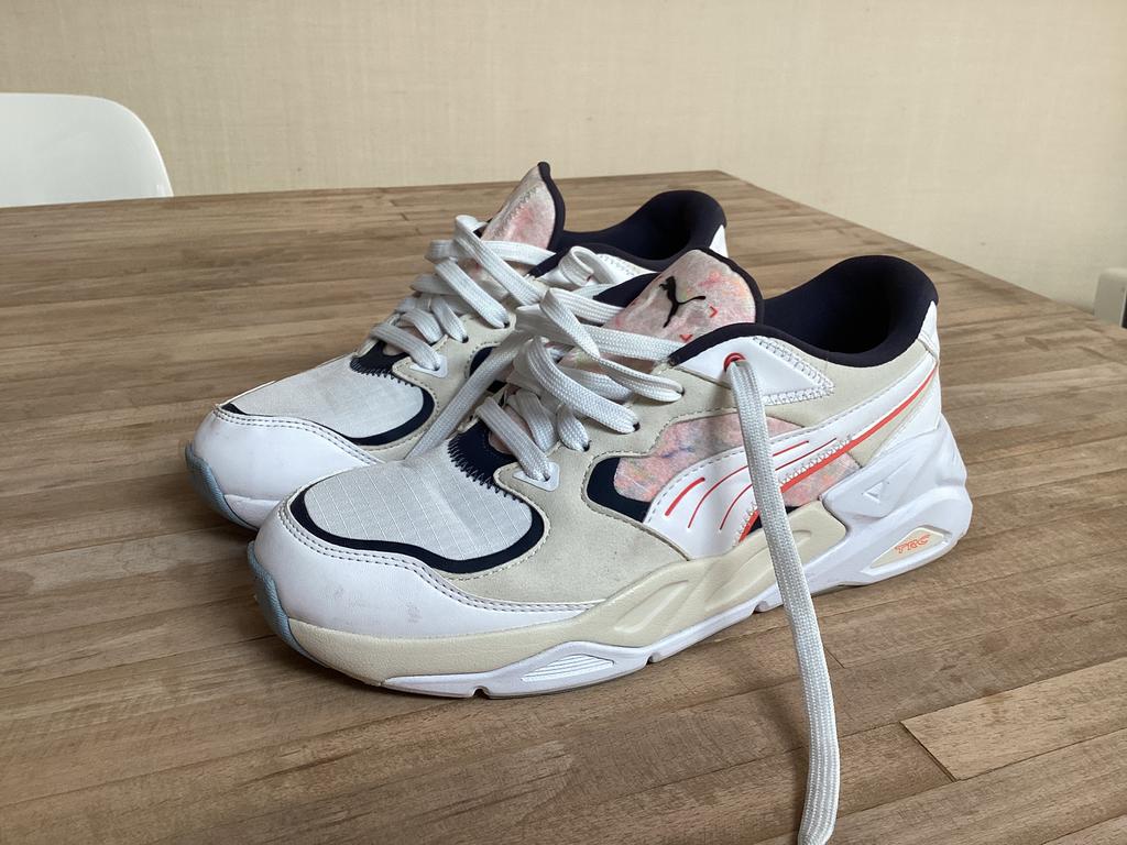 Puma dames Sneaker maat 38,5 zgan, Puma, Wit, Ophalen of Verzenden, Sneakers of Gympen