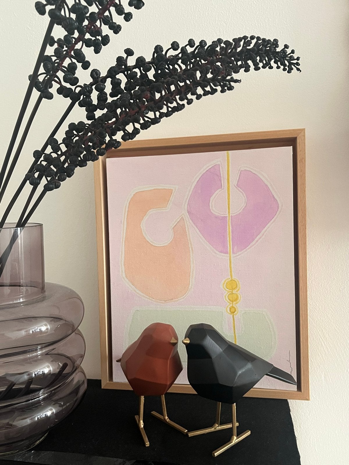 Decoratieve vogels van Kwantum, Ophalen, Meerkleurig, Kunststof, Zo goed als nieuw