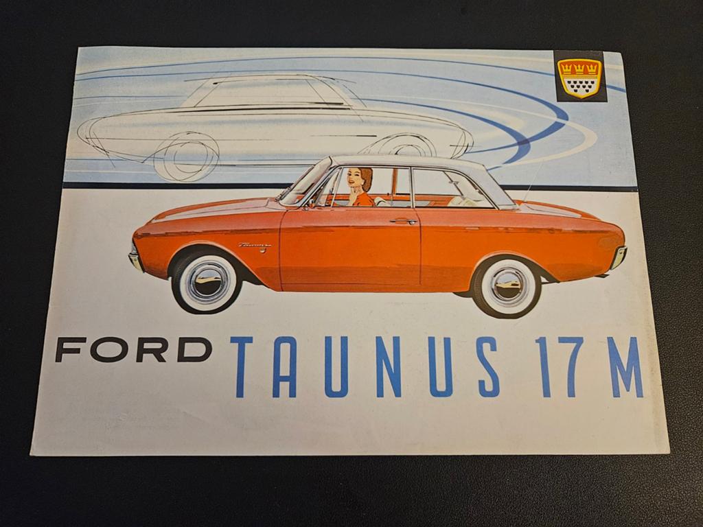 Brochure Ford Taunus 17M 1962, Ophalen of Verzenden, Zo goed als nieuw, Ford