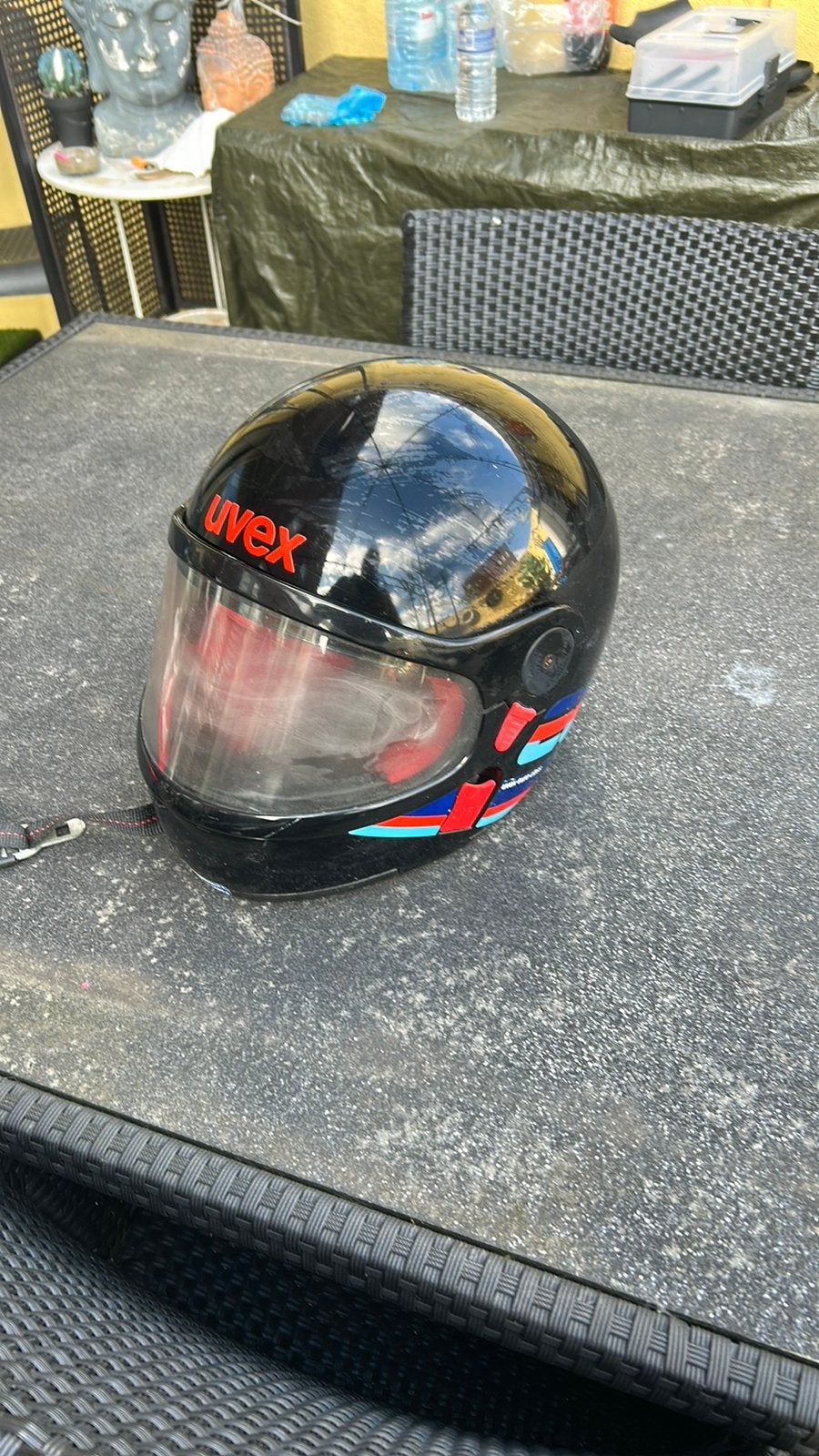 Motorhelm Uvex Euro Class XS vintage, Ophalen of Verzenden, Zo goed als nieuw, Extra small of kleiner