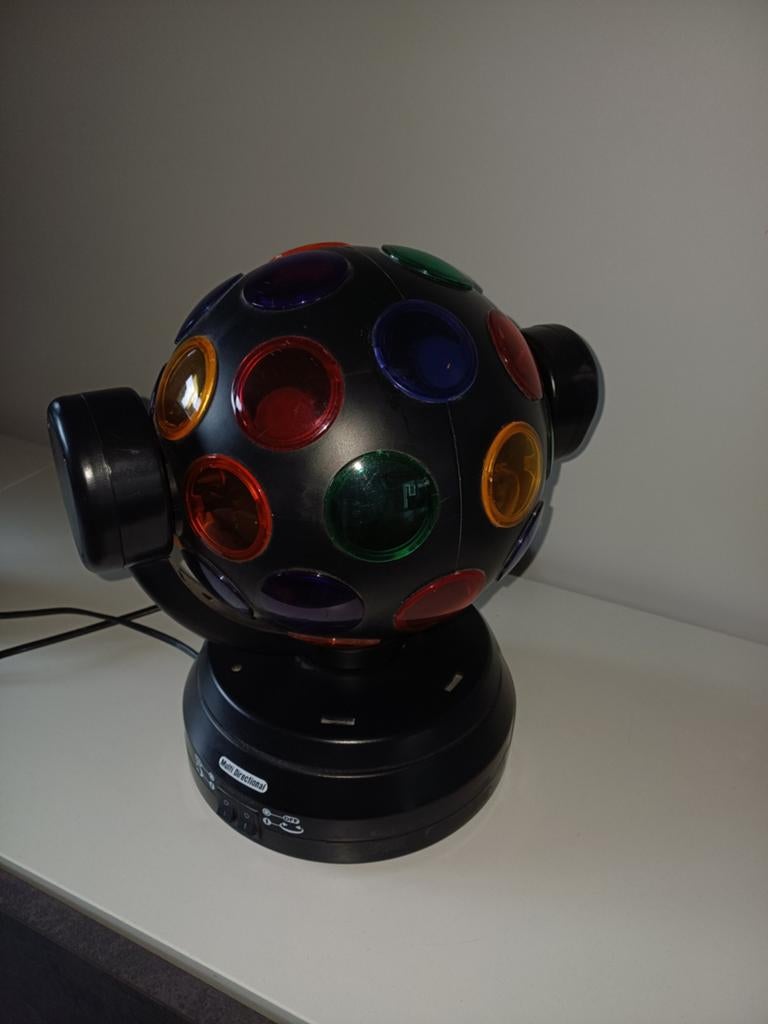 Disco bal licht, Muziek en Instrumenten, Licht en Laser, Ophalen of Verzenden, Gebruikt, Discobol, Kleur