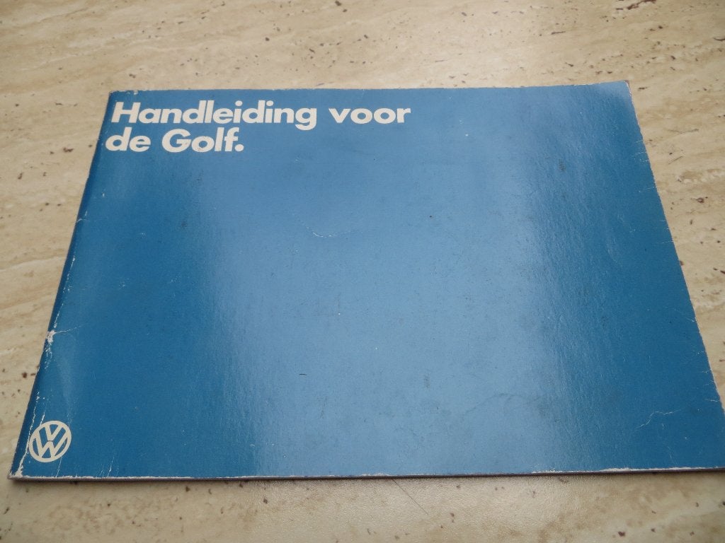 Instructieboek Volkswagen Golf, VW Golf GTi, Golf diesel '82, Ophalen of Verzenden