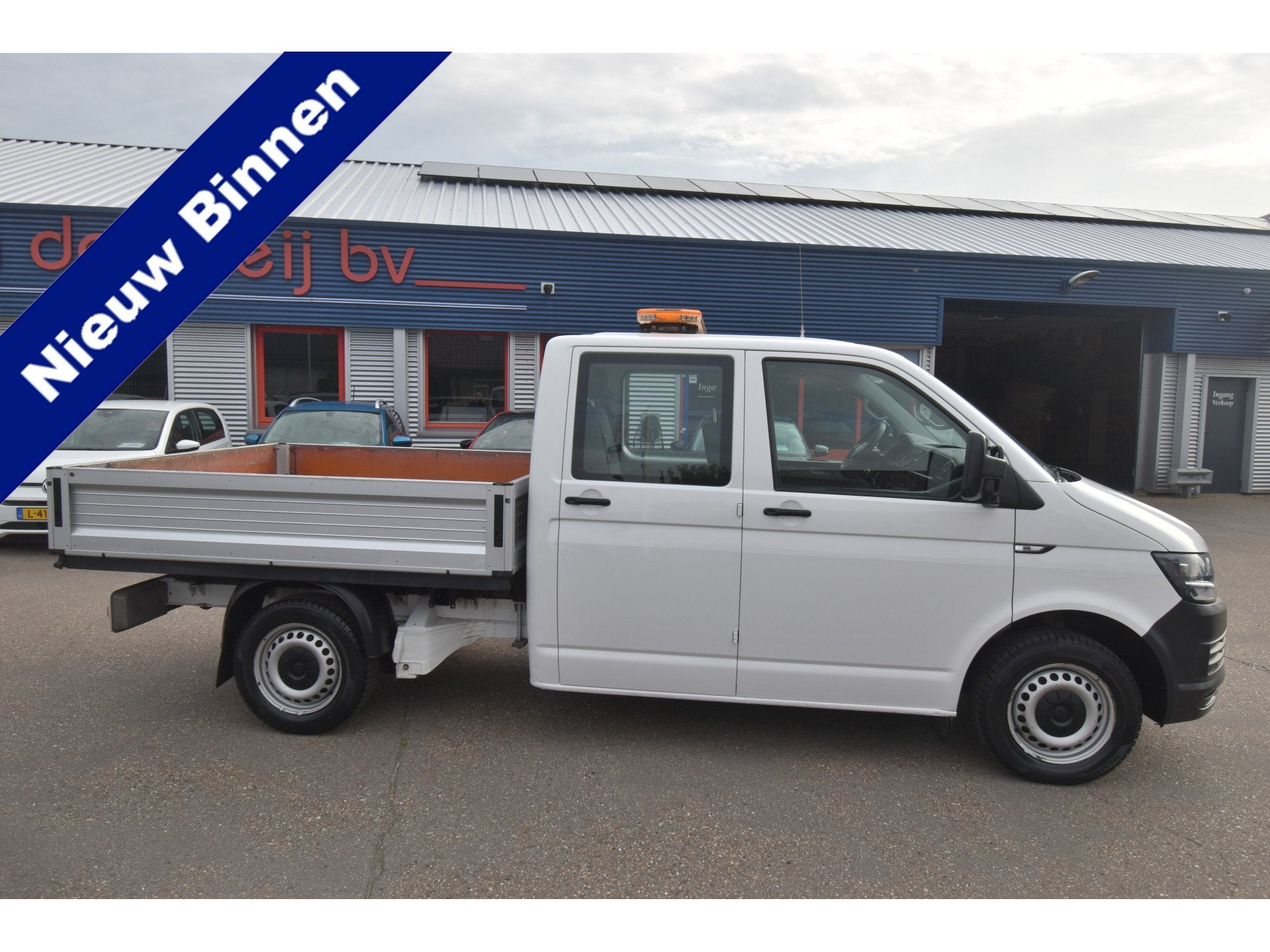 Volkswagen Transporter 2.0 TDI L2H1 DC Comfortline Pick-Up ,, Auto's, Voorwielaandrijving, Gebruikt, Euro 6, 4 cilinders