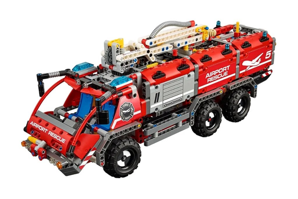 Lego Technic 42068 Airport Rescue Vehicle, Lego, Ophalen of Verzenden, Zo goed als nieuw, Technic