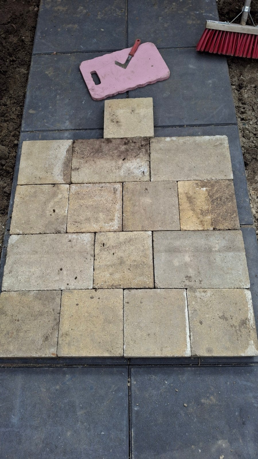 Tegels GRATIS, Tuin en Terras, Tegels en Klinkers, Ophalen, Beton, Terrastegels