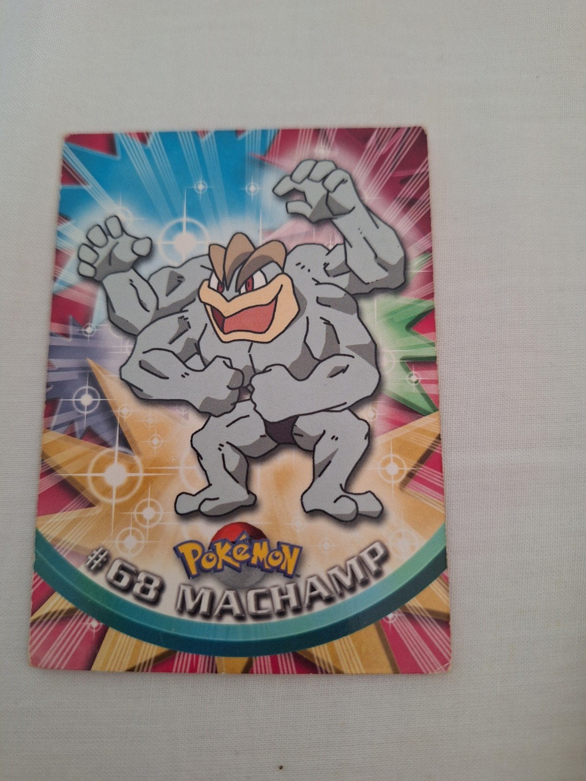 Pokémon Machamp #68 Kaart - Zeldzaam Verzamelobject, Ophalen of Verzenden, Gebruikt, Losse kaart