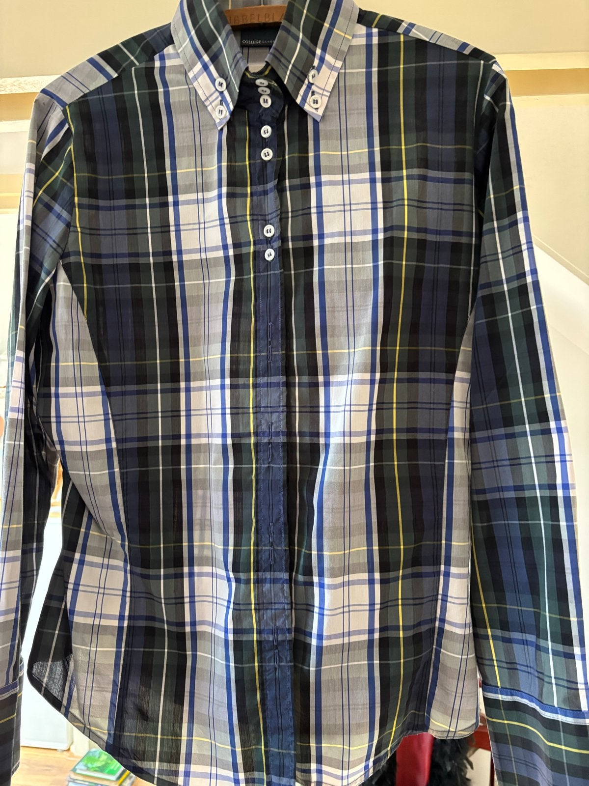 Casuele geruite blouse - College Classic, Ophalen of Verzenden, Gedragen, Maat 38/40 (M), Meerkleurig