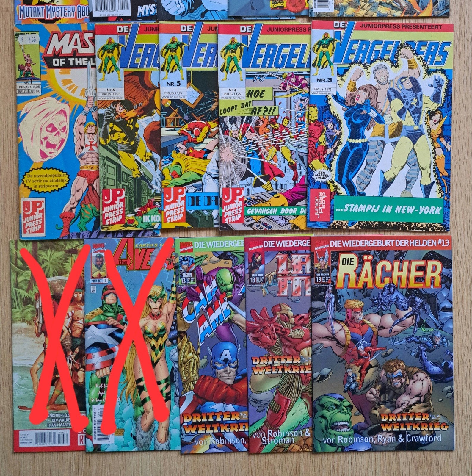 Avengers & He-man strips van Marvel Comics, Boeken, Gelezen, Amerika, Marvel Comics, Ophalen of Verzenden