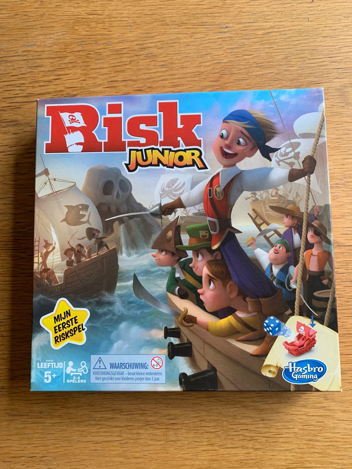 Risk junior, Hobby en Vrije tijd, Gezelschapsspellen | Bordspellen, Ophalen of Verzenden, Gebruikt