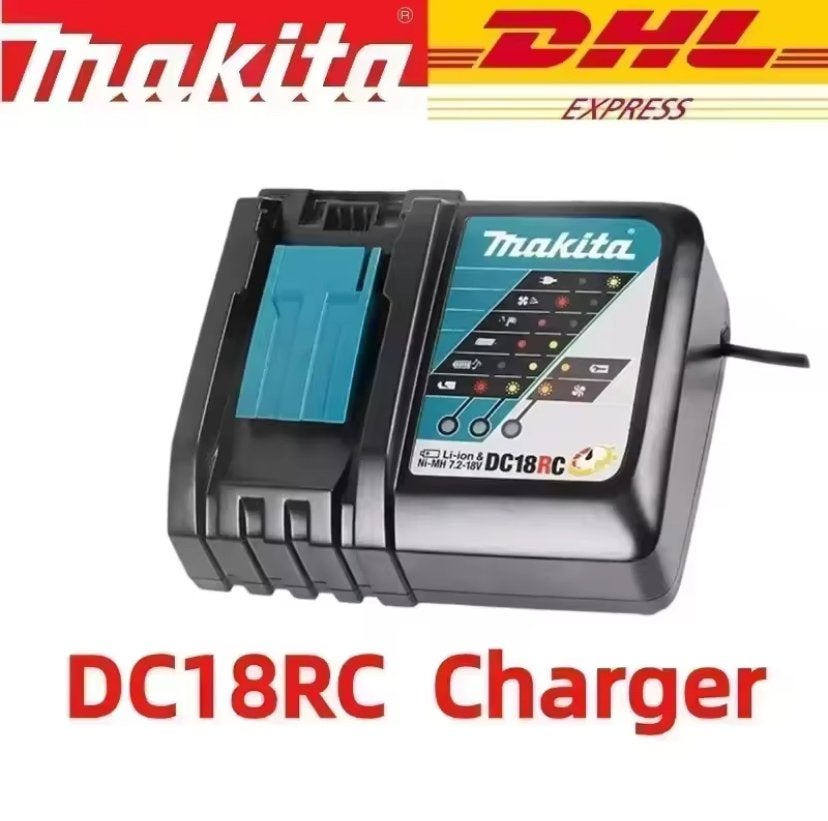 Makita DC18RC Oplader voor Li-ion & Ni-MH 7.2-18V Accu's, Ophalen of Verzenden, Zo goed als nieuw