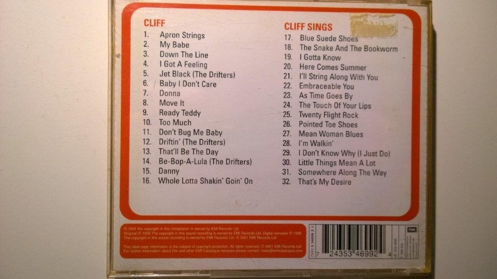 Cliff Richard & The Shadows - Cliff & Cliff Sings, Ophalen of Verzenden, Zo goed als nieuw, Pop, Album