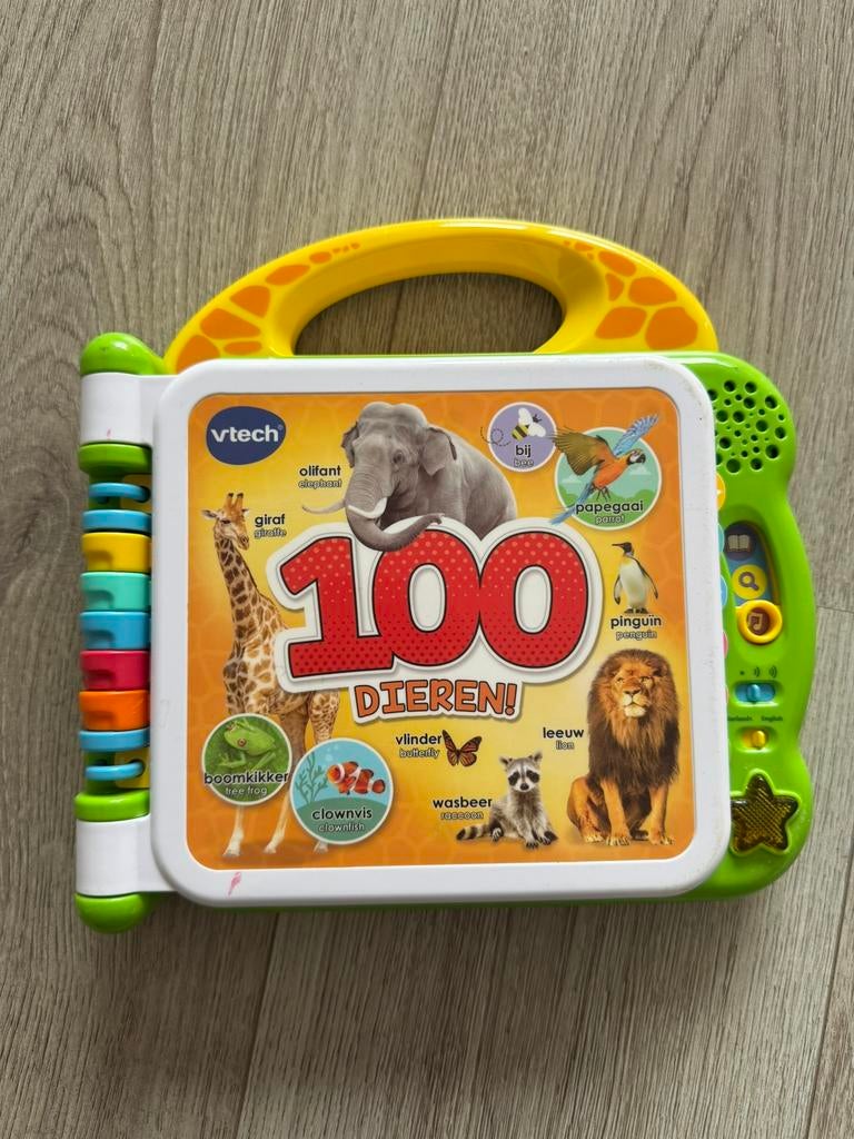 Vtech 100 dieren boek, Kinderen en Baby's, Speelgoed | Vtech, Ophalen, Zo goed als nieuw
