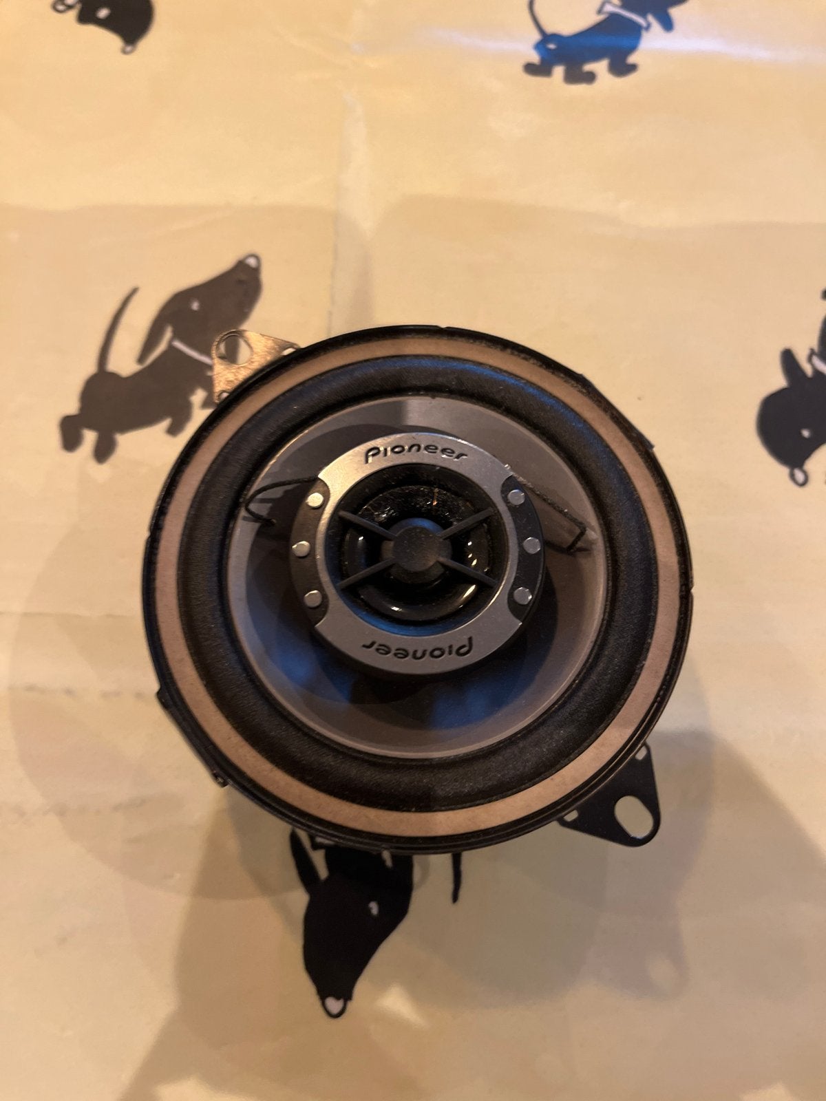 Pioneer TS-G1049 10cm 2-weg coaxiale autospeaker, Ophalen of Verzenden, Gebruikt