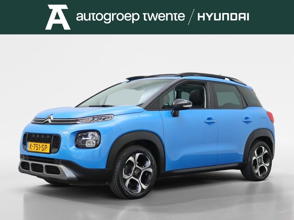 Citroën C3 Aircross 1.2 PT S&S Shine | Panoramadak | Trekha, Auto's, Gebruikt, Blauw, Bedrijf, 600 kg